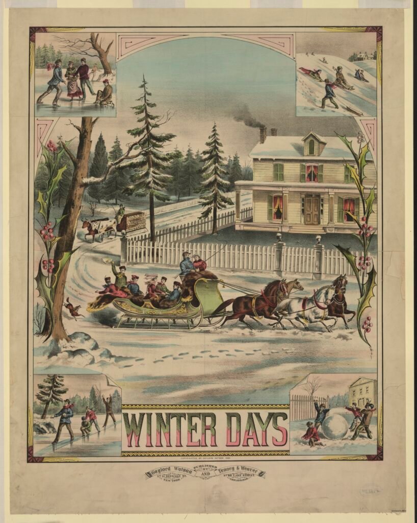 Vintage Art Winter Scenes