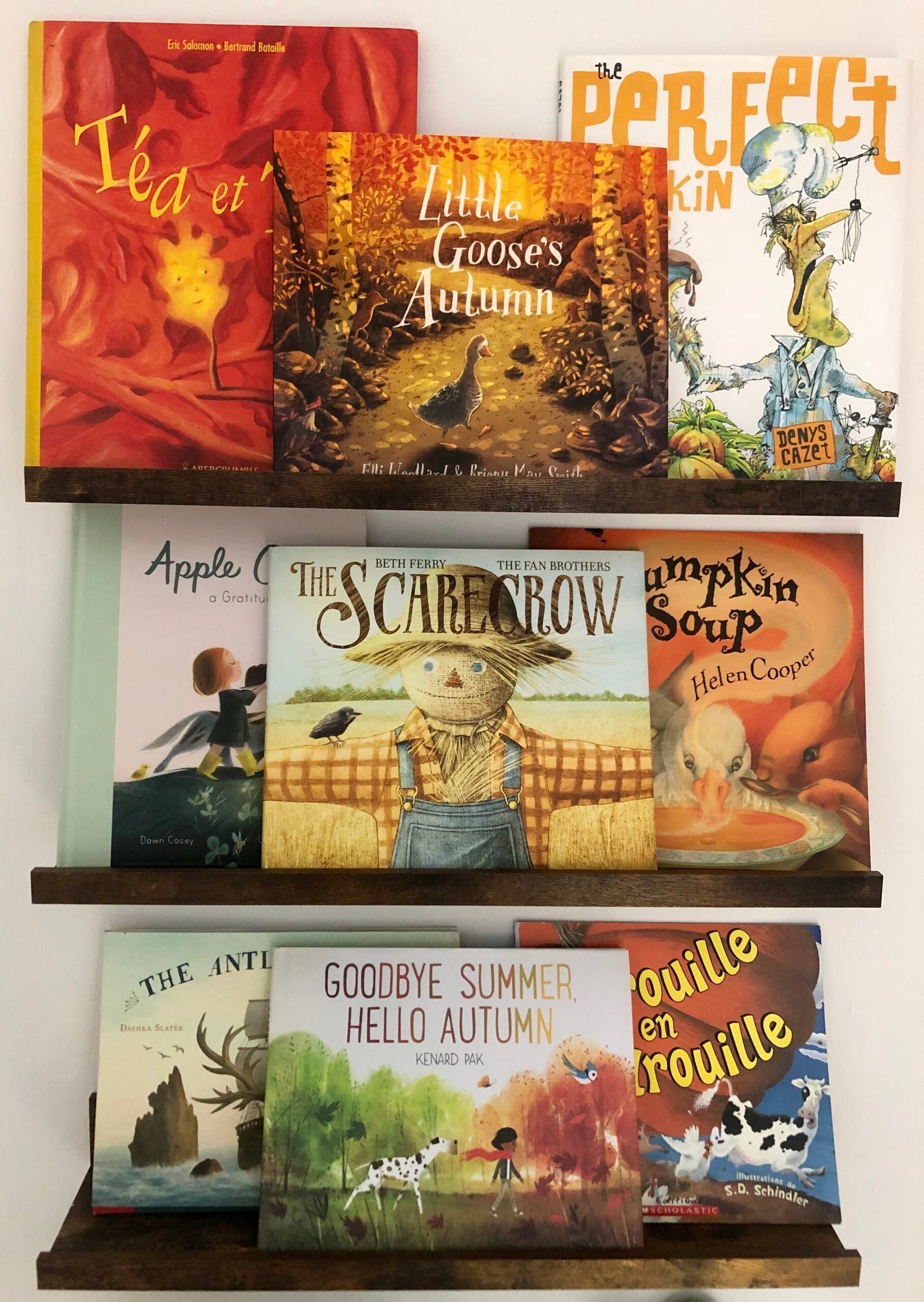 Fall Bookshelves