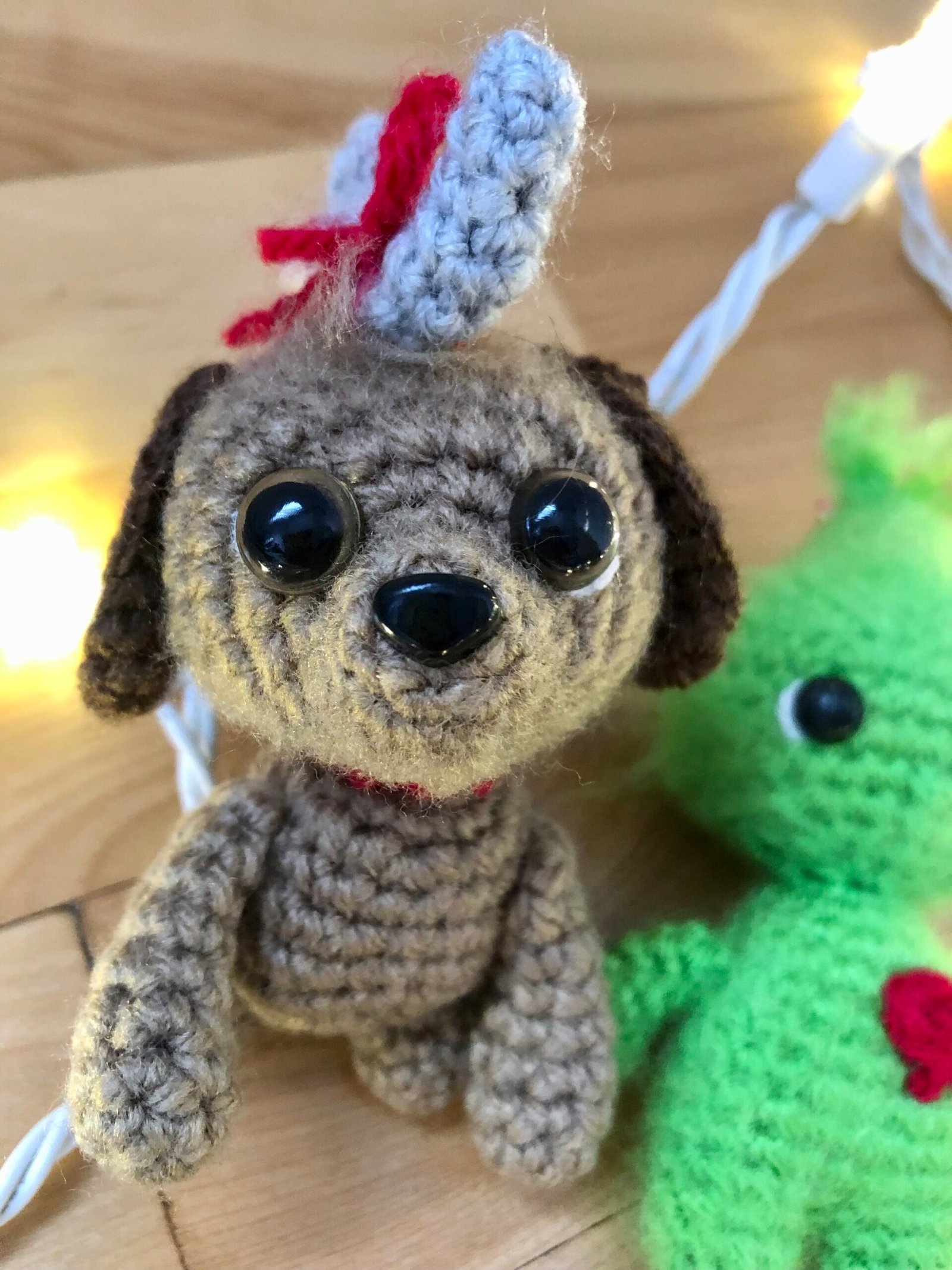 Christmas Crochet Pattern: Grinch and Max Ornaments