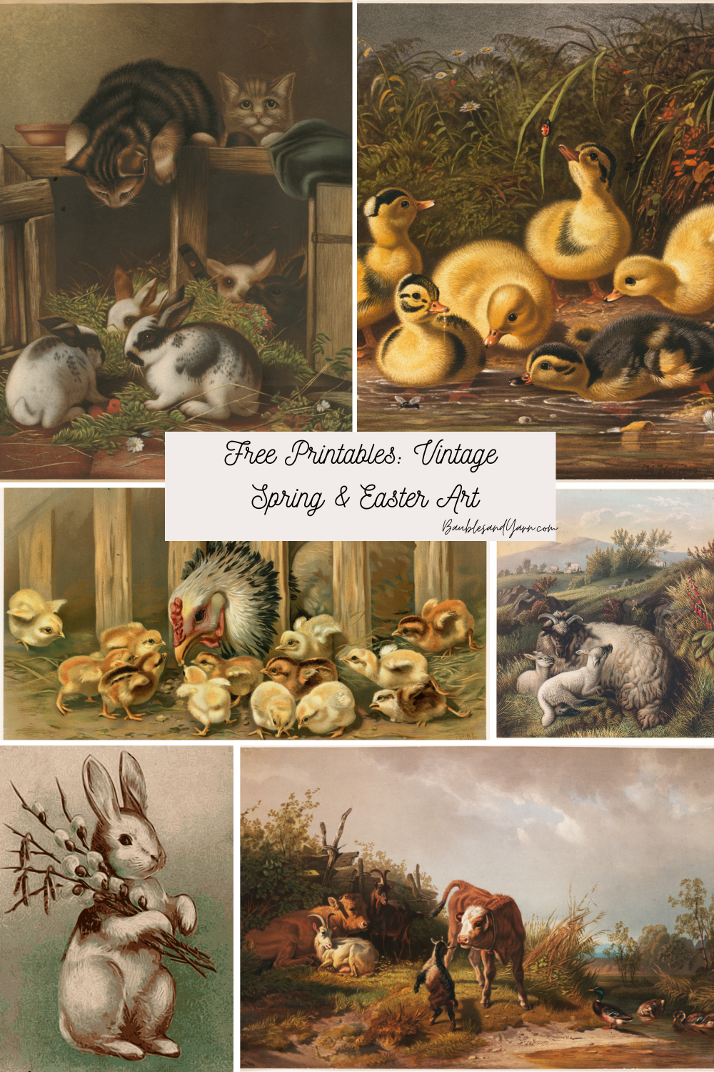 Vintage Spring & Easter Art.