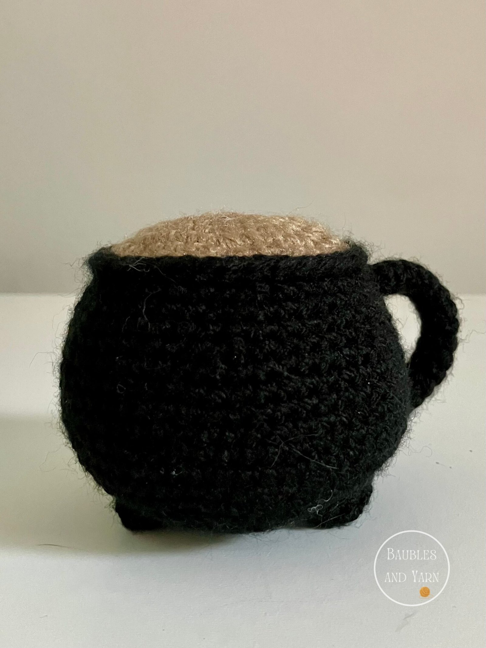 Cauldron Mug - Free Crochet Pattern