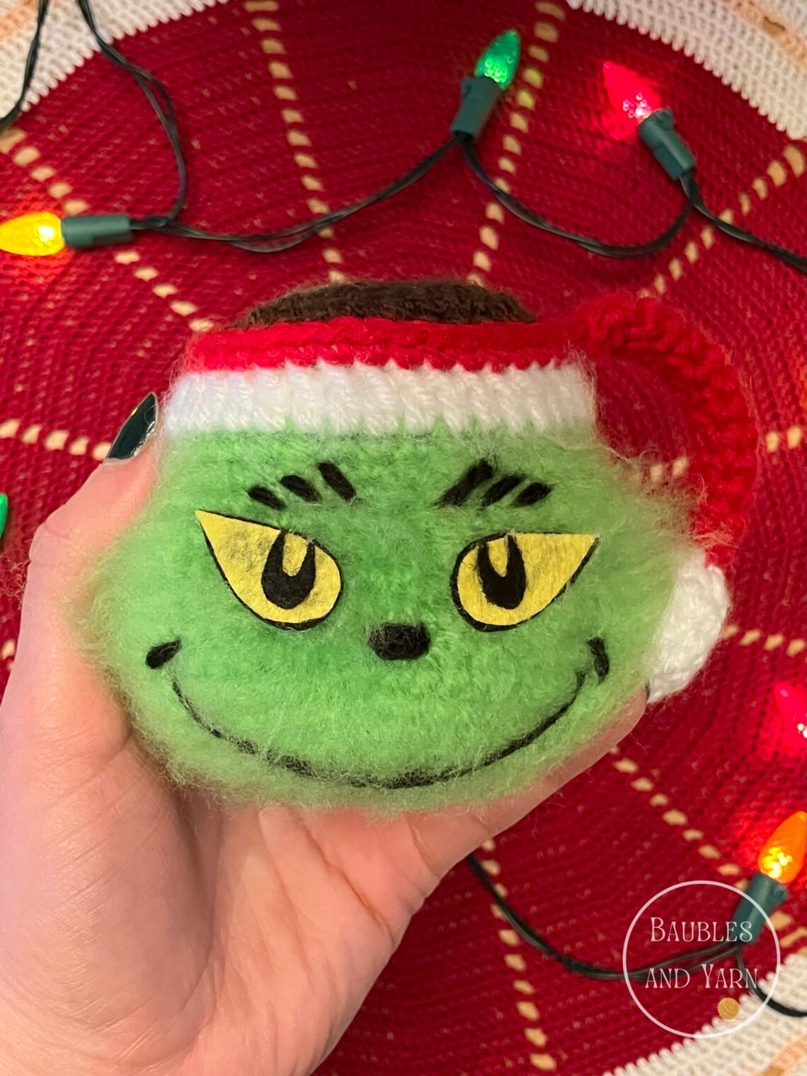 Grinch Mug Crochet Pattern - Easy Christmas Crochet