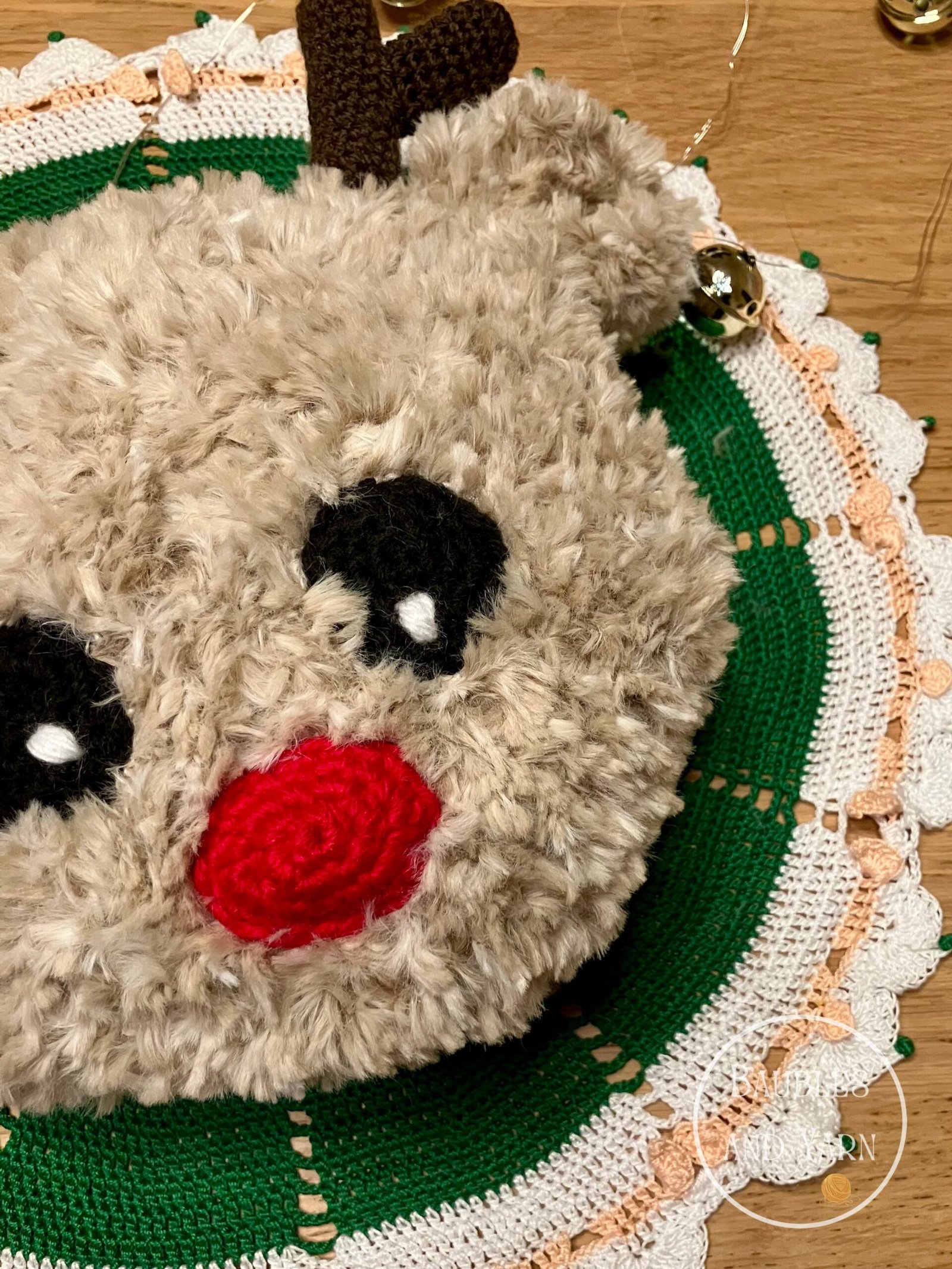 Free Christmas Crochet Pattern - Faux Fur Crochet Pattern