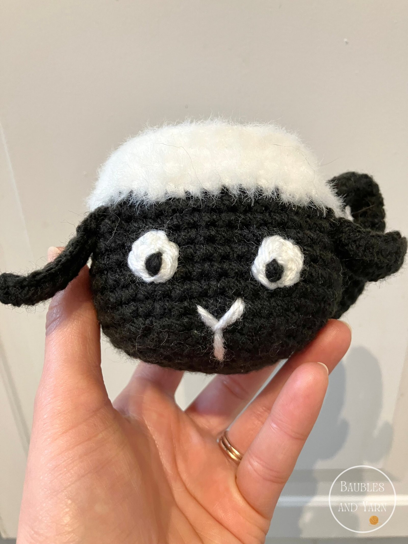 Easter Black Sheep Mug Crochet Pattern