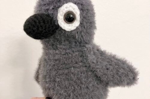 Fluffy Crow Crochet Pattern - Video Tutorial