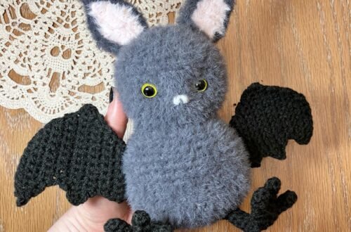 Fuzzy Bat Crochet Pattern