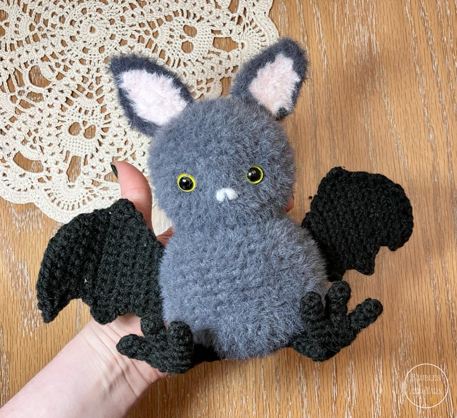 Fuzzy Bat Crochet Pattern