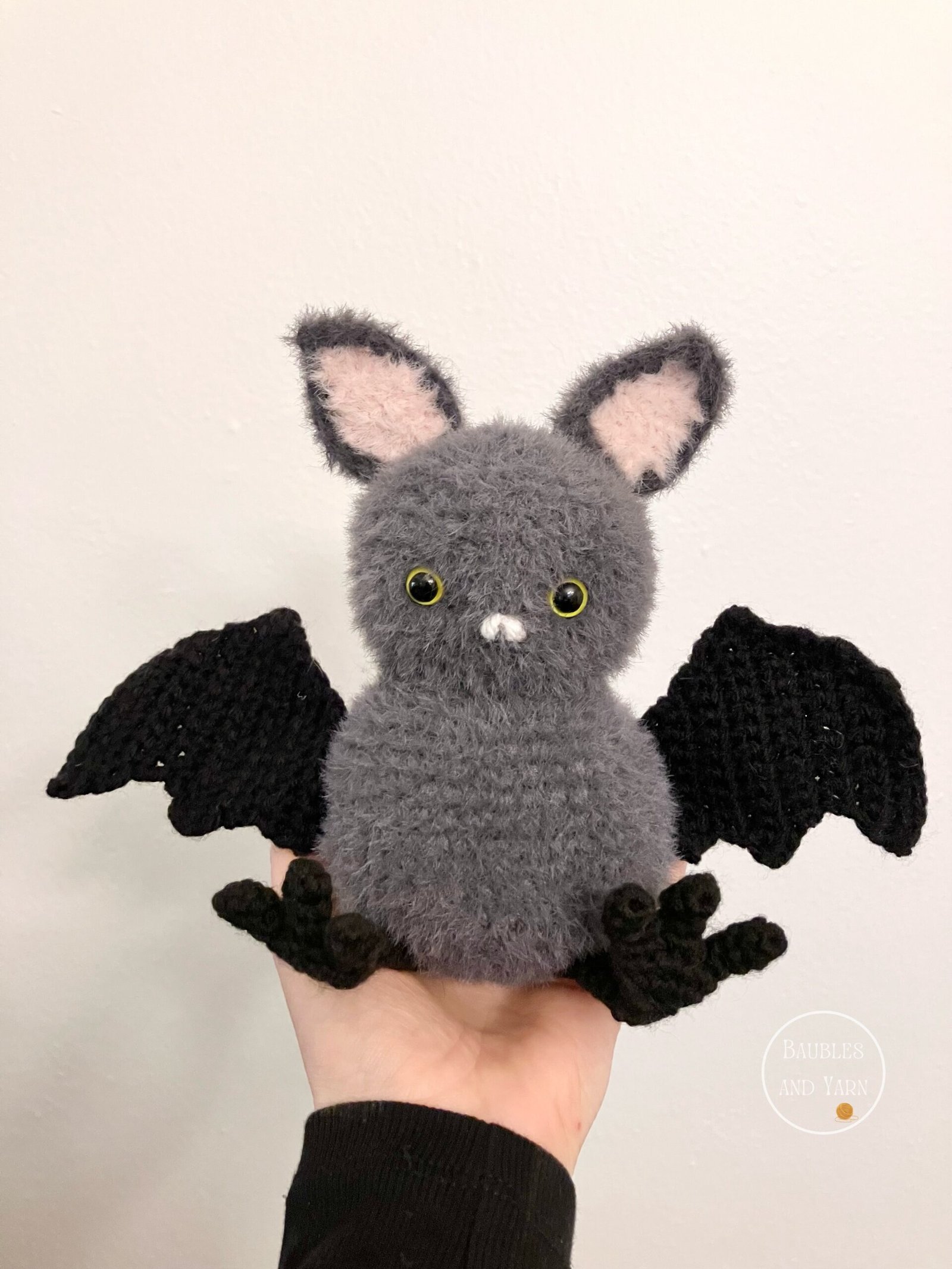 Fuzzy Bat Crochet Pattern